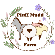 Illustrated logo featuring a spotted goat inside a leafy floral wreath with the words Plant Mind Farms