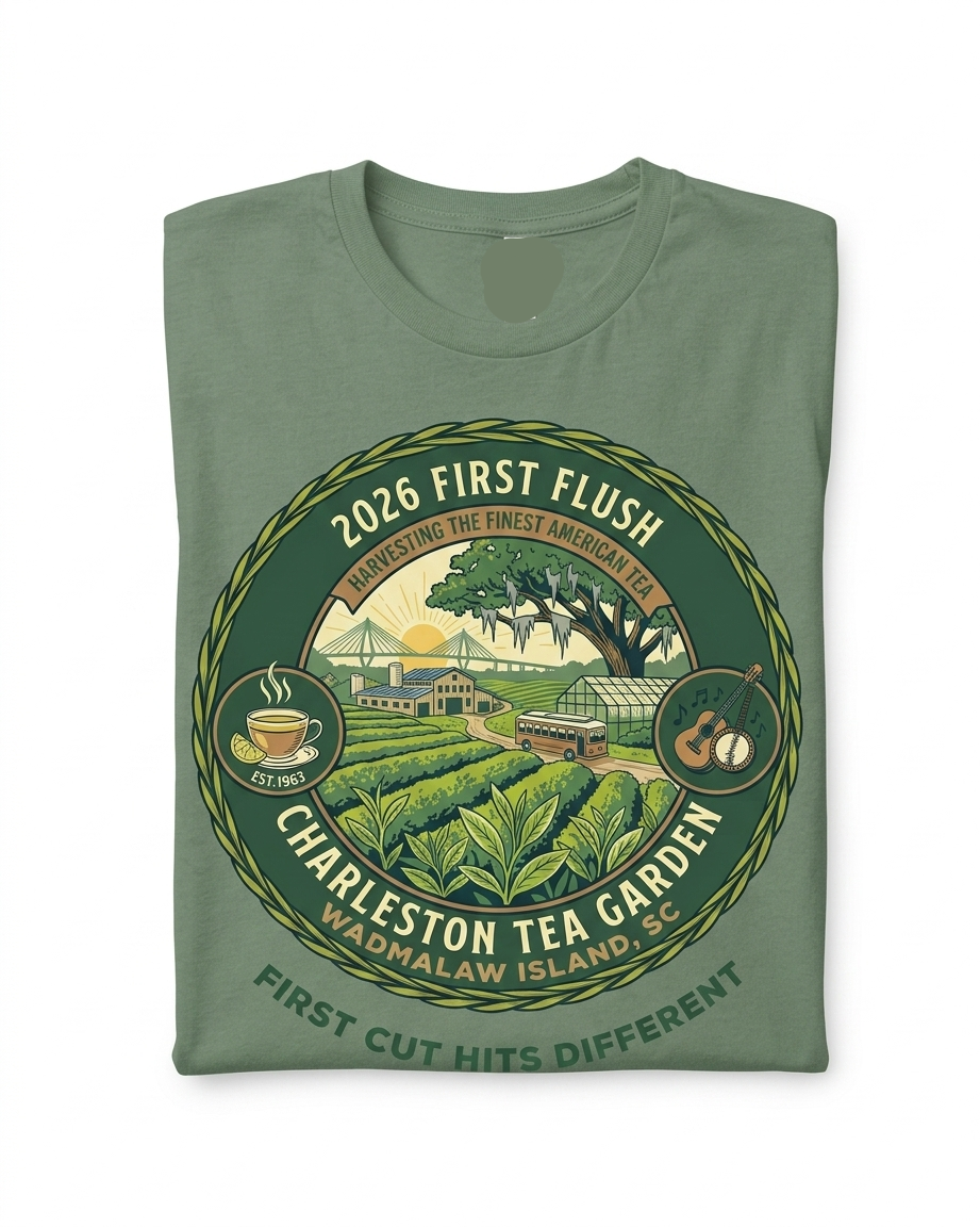 First Flush Tea Shirt – Charleston Tea Garden