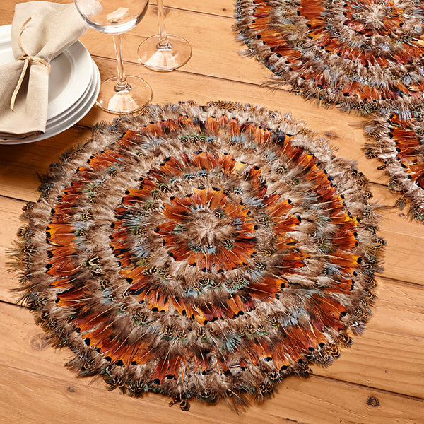 Pheasant Round Placemats