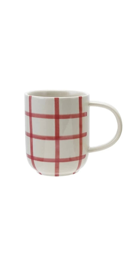 Grid Pattern Mug
