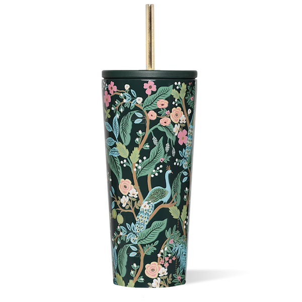 Rifle Paper Peacock Blue Cold Cup