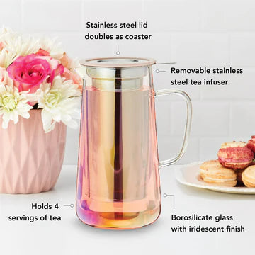 Annika Glass Teapot and Infuser