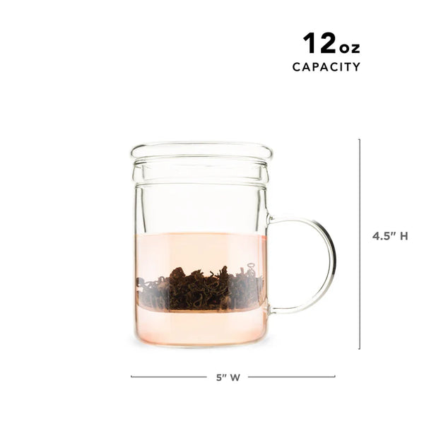 Blake Glass Tea Infuser Mug