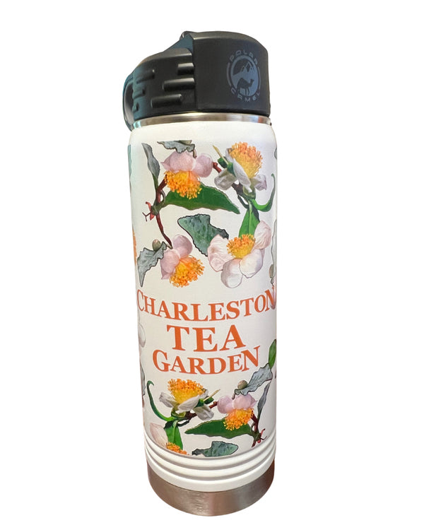Charleston Tea Flower Bottle w/Straw 20oz