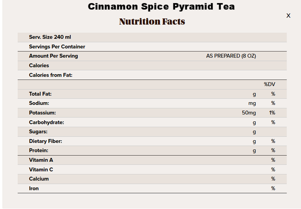 Cinnamon Spice Pyramid