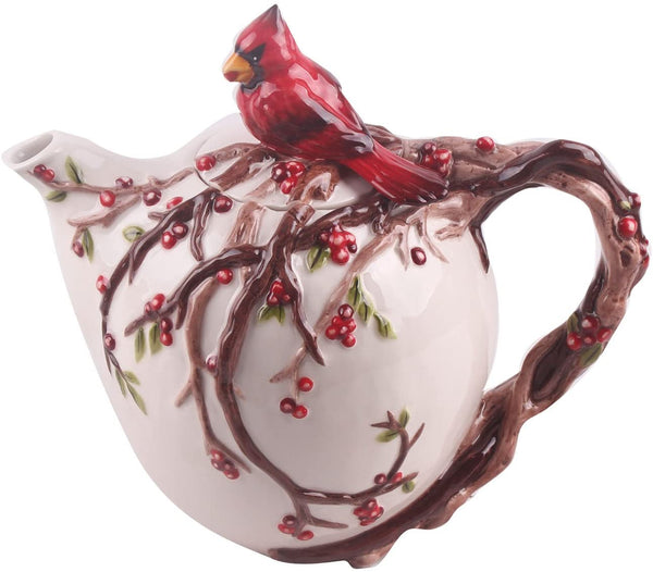 Cardinal Teapot