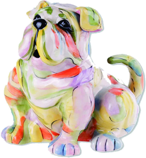 Colorful Bulldog Teapot